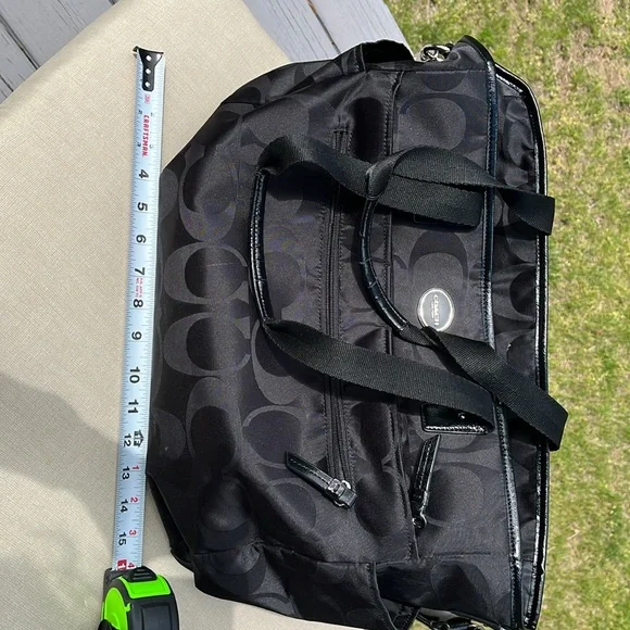 Coach Black Signature Tote - Picture 12 of 16